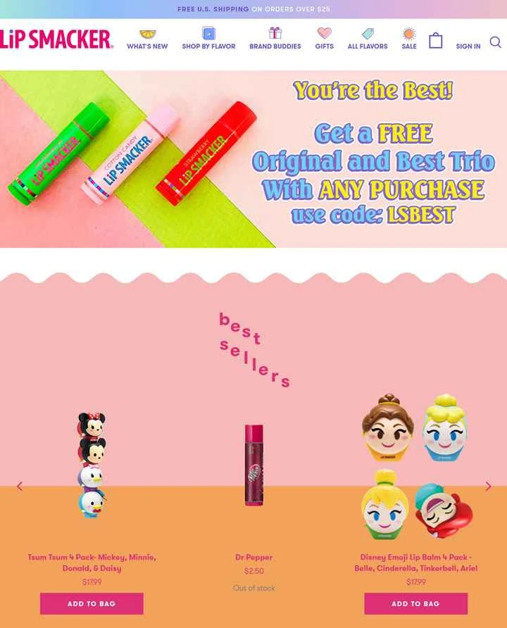 コカ・コーラのリップスティック：リップスマッカーズ