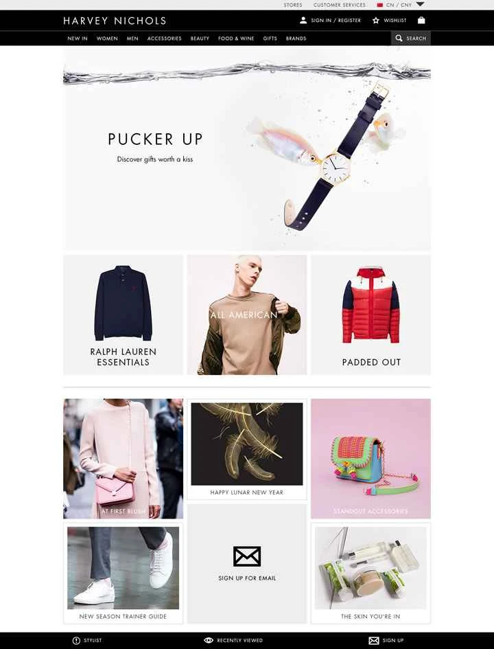 英国の高級デパート：ハーヴェイ・ニコルズ