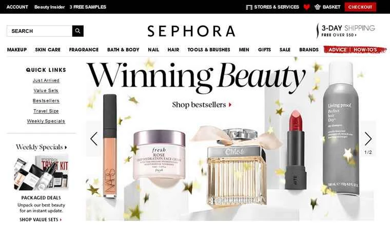 セフォラUS公式サイト：SEPHORA USA