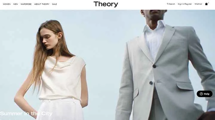 セオリー（EU）：男性と女性のためのモダンな服