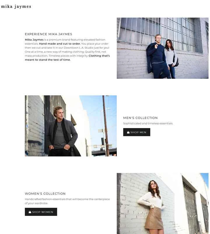 ミカ・ジェイムズ：リラックスしながらも洗練されたロサンゼルスのライフスタイルのためのベーシックブランド