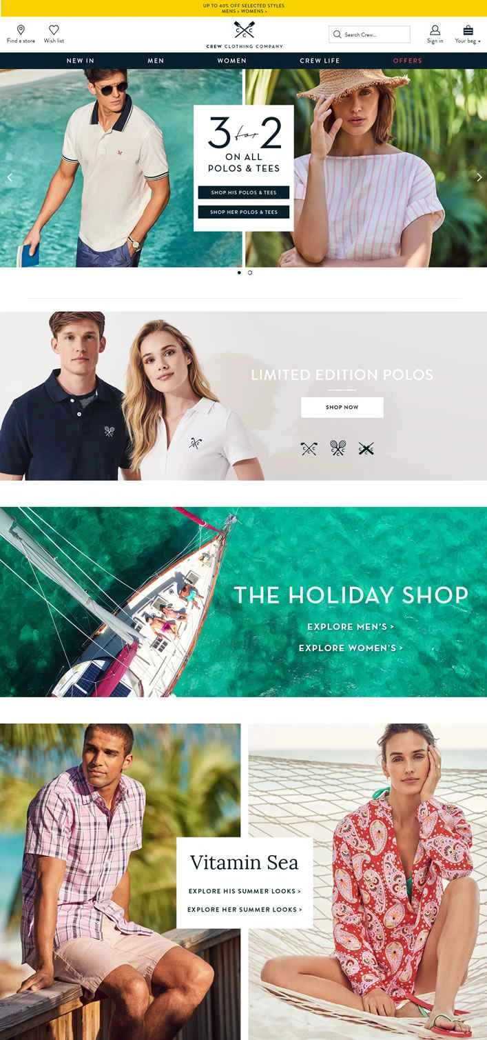 クルー・クロージング：英国のカジュアル・ラグジュアリーの縮図