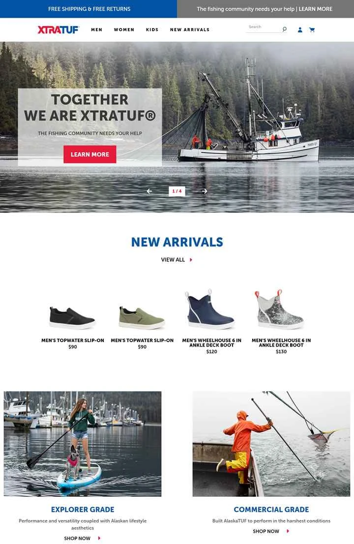 メンズ・レディースのフィッシングブーツとデッキシューズ：XTRATUF