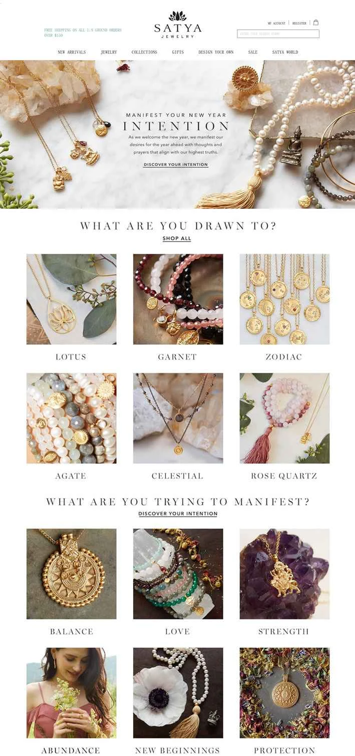 ヨガにインスパイアされたジュエリー：Satya Jewelry