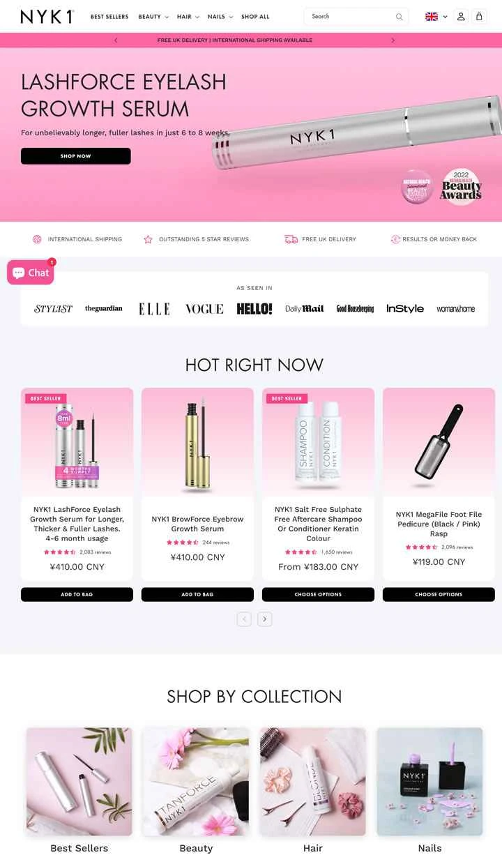 NYK1公式サイト：ジェルネイル、マスカラ