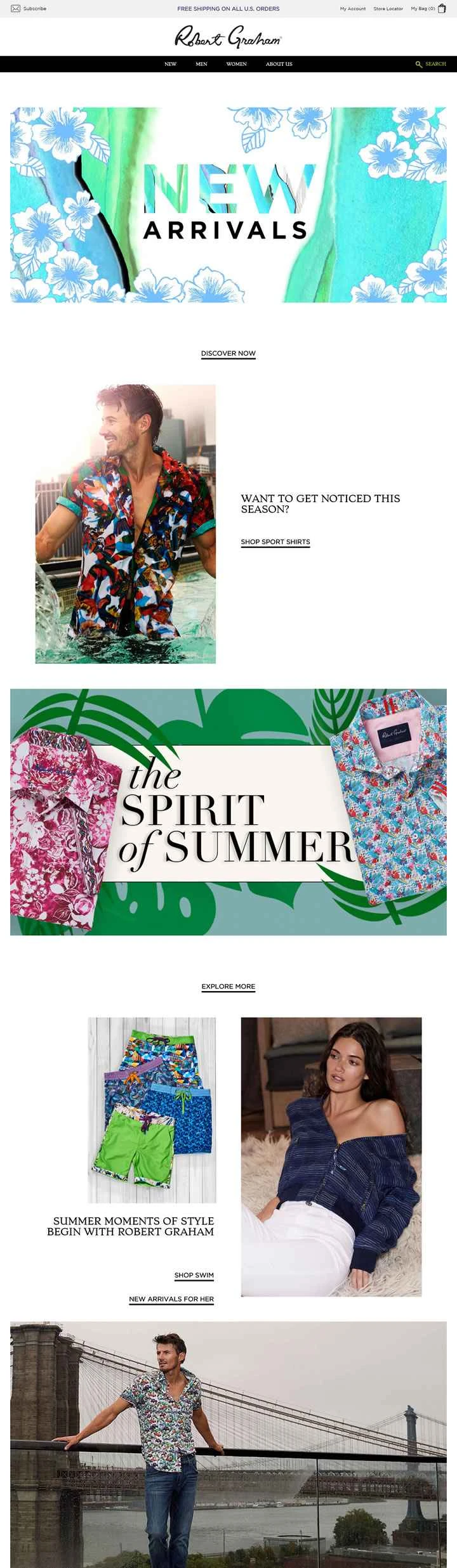 アメリカの折衷的なライフスタイルブランド：ロバート・グラハム