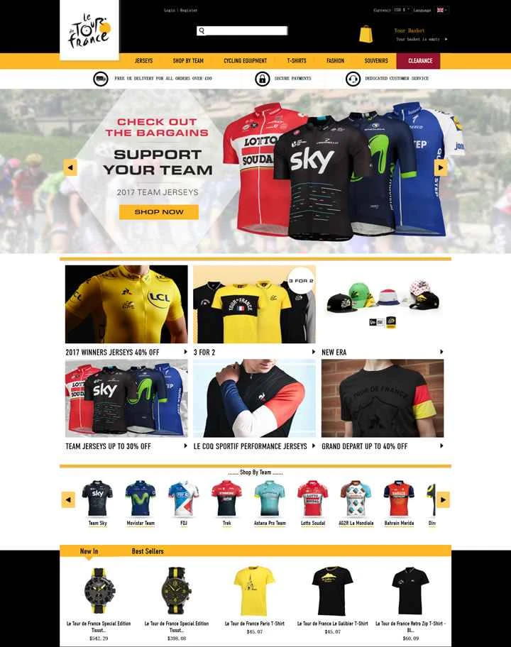 ル・ツール・ド・フランス公式ストア