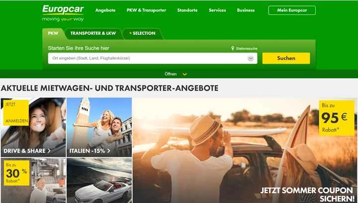 ユーロプカー・ドイツ：レンタカーの世界的リーダー