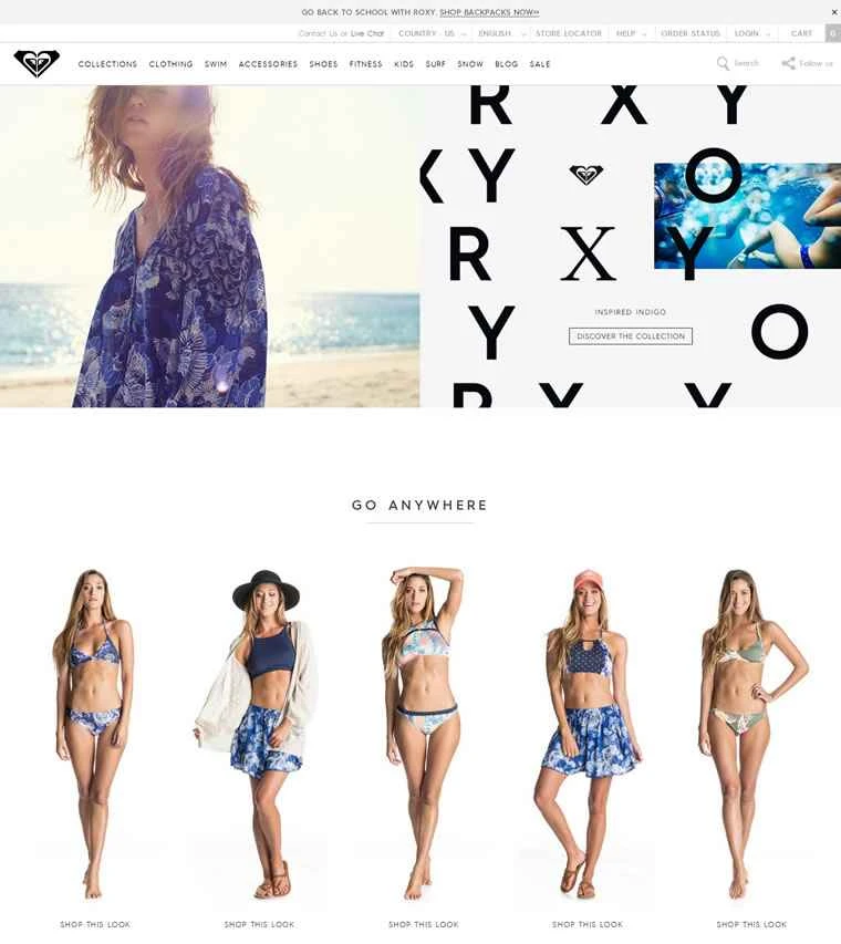 Roxy US公式サイト：オーストラリアのサーフィン、スキー、フィットネスブランド