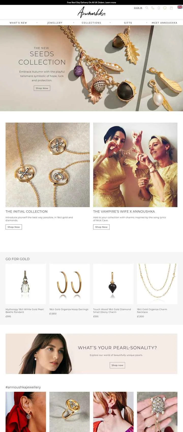 Annoushka UK 公式サイト: 英国の高級ジュエリーブランド