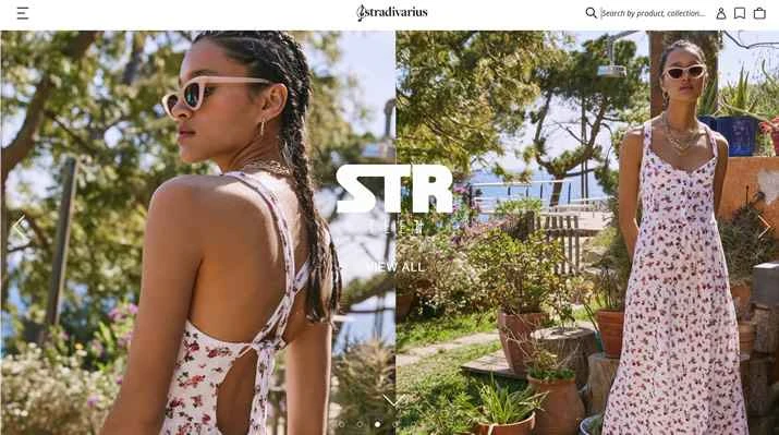 Stradivarius UKのウェブサイト: スペインの婦人服小売業者