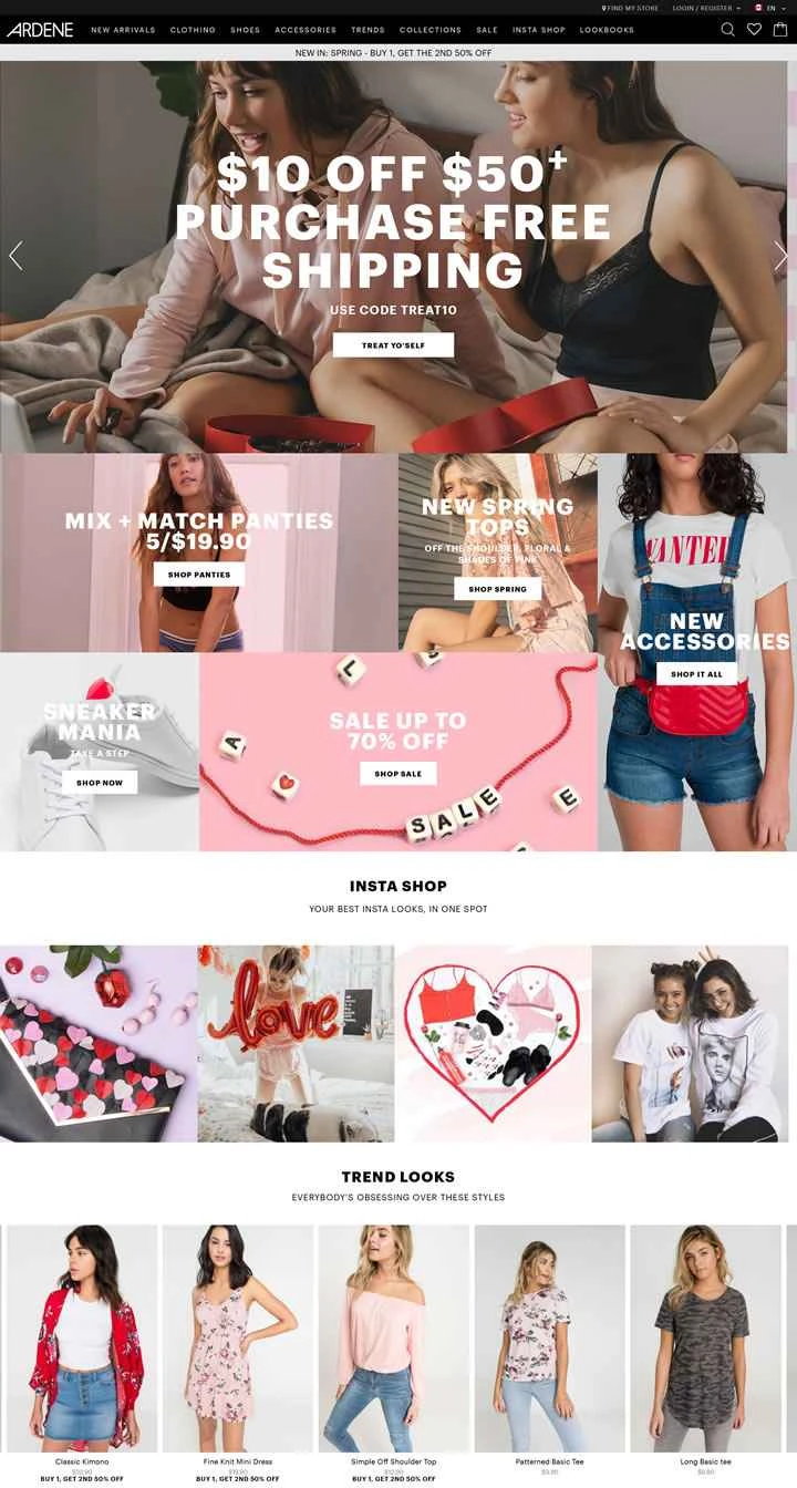 カナダのファストファッション小売業者：アーデン