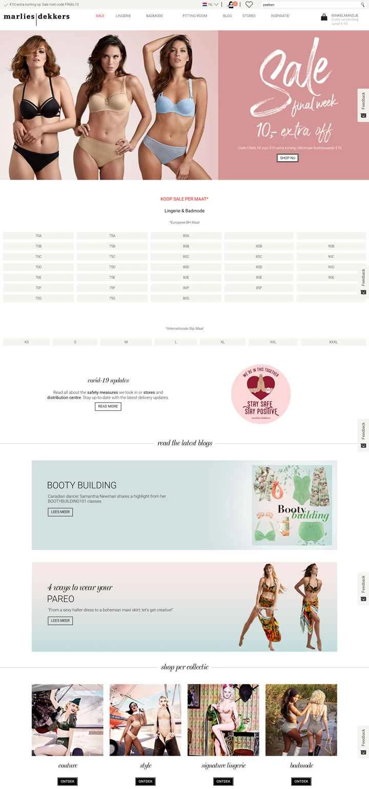 マルリーズ・デッカーズ オランダ公式オンラインストア：オランダの高級ランジェリーブランド