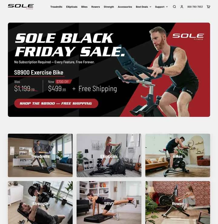 ソールフィットネス公式サイト：トレッドミル、エリプティカルトレーナー、エクササイズバイク