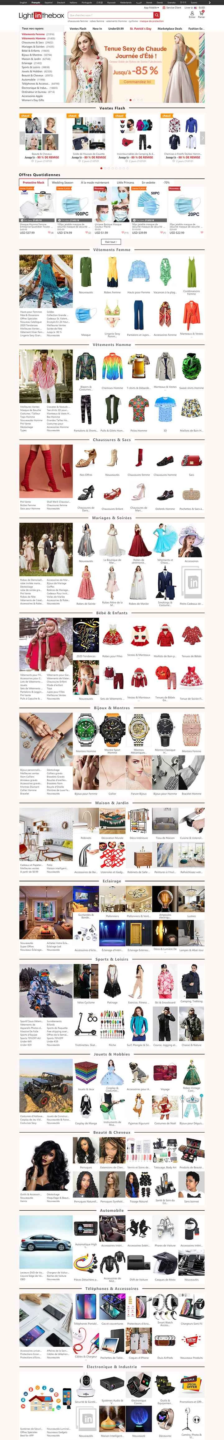 LightInTheBox France: 中国越境EC