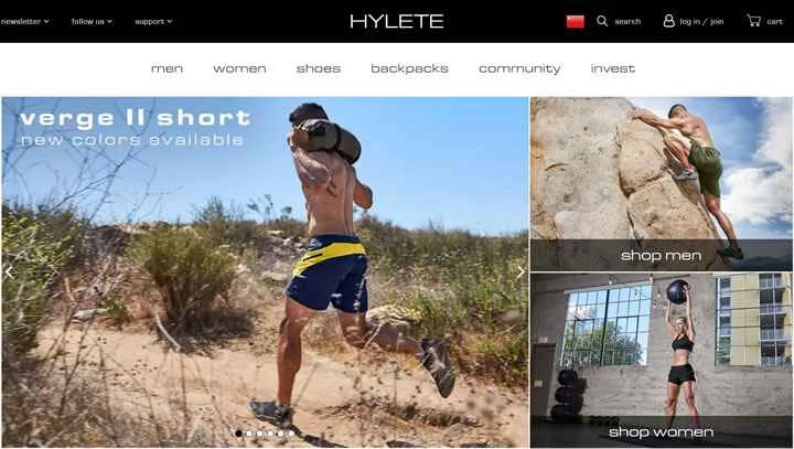 パフォーマンスアパレル：HYLETE