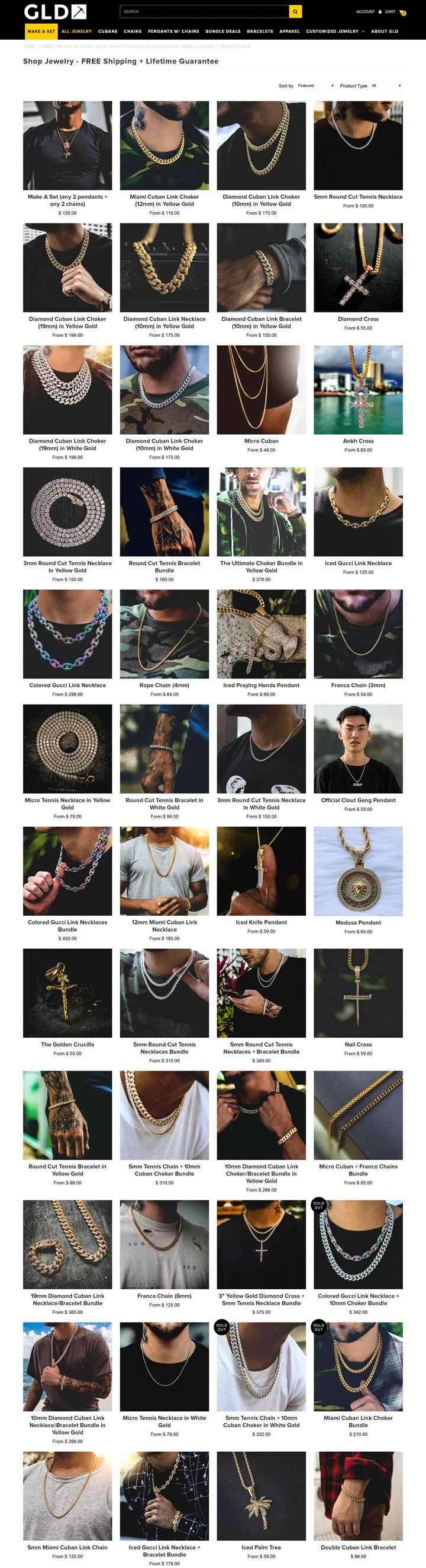 アメリカのヒップホップライフスタイルブランド、GLD。