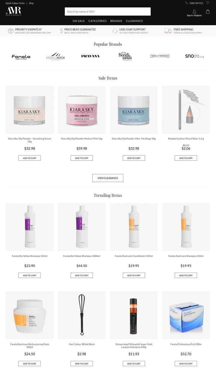 オーストラリアで最も人気のあるヘアケアの目的地：AMR