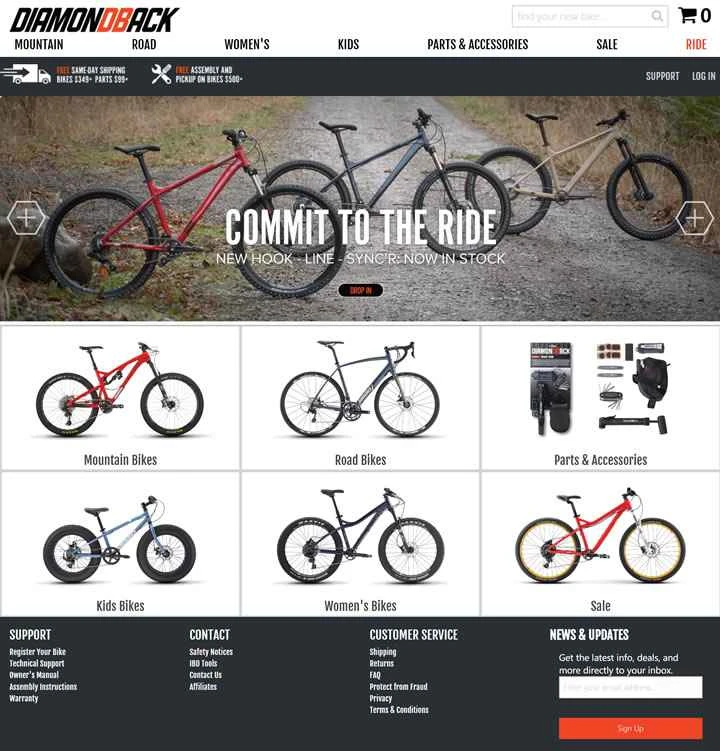 ダイヤモンドバックバイク：冒険を自分のものにしよう