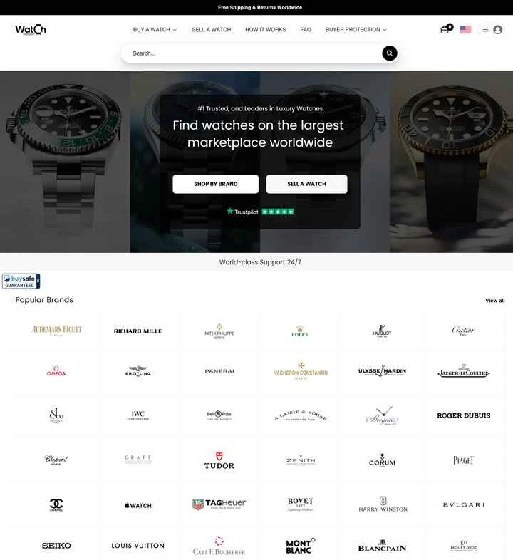 世界中で販売されている高級時計：ウォッチラポート
