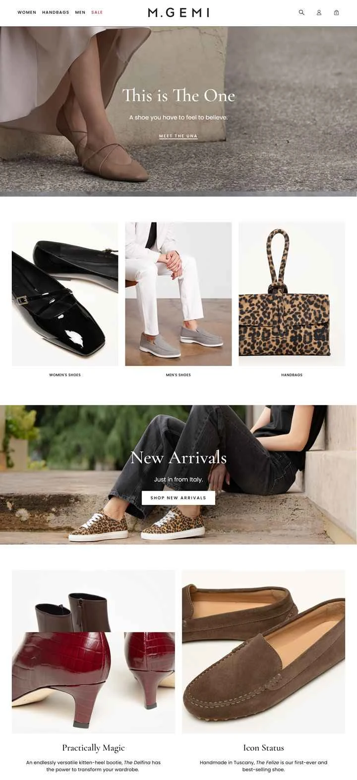 M.Gemi公式サイト：イタリア製ハンドメイドのレディース＆メンズシューズ