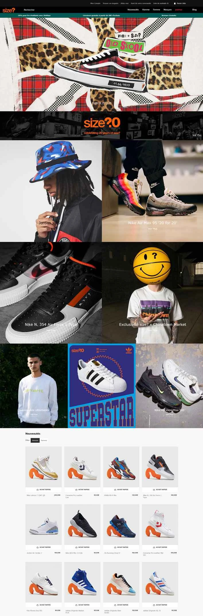 Size? France 公式サイト: 英国ロンドンのスニーカーブティック