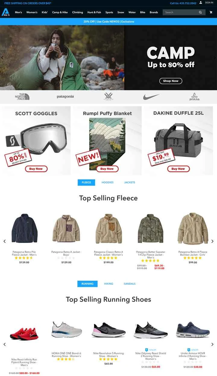 ユタ州最古のスポーツ用品会社：アルズ