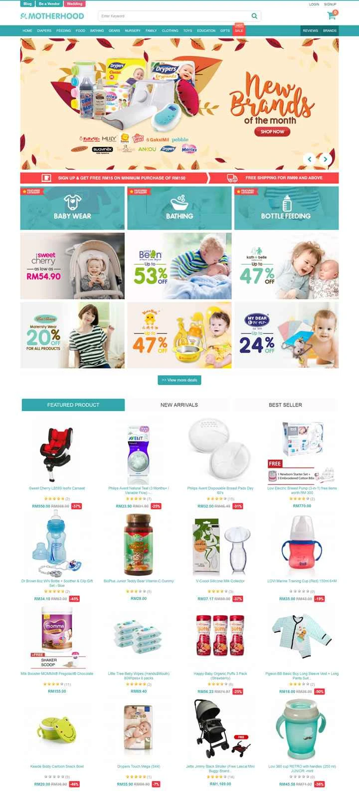 マレーシア最高のベビー用品店「マザーフッド」