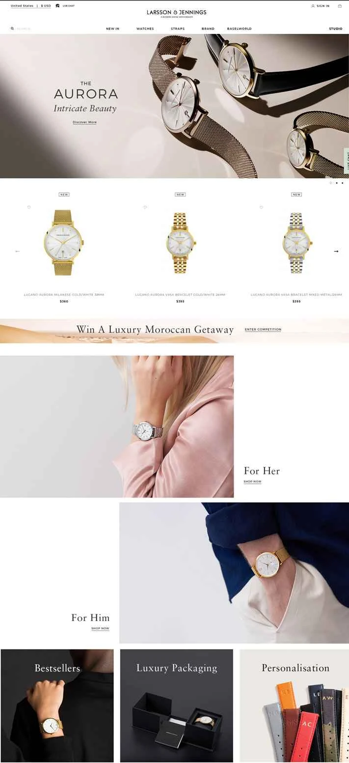 ラーソン＆ジェニングス公式サイト：現代のスイスの時計メーカー