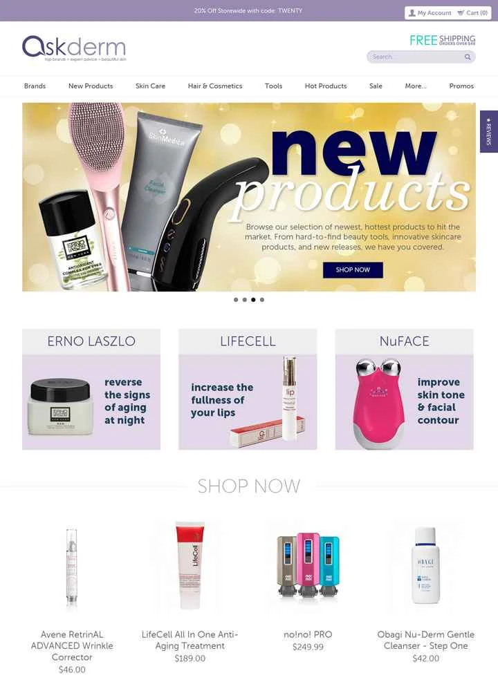 Askderm は、米国を拠点とするオンラインスキンケアおよび美容製品相談プラットフォームです。