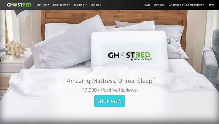 冷却技術による超自然的な快適さ：GhostBedマットレス