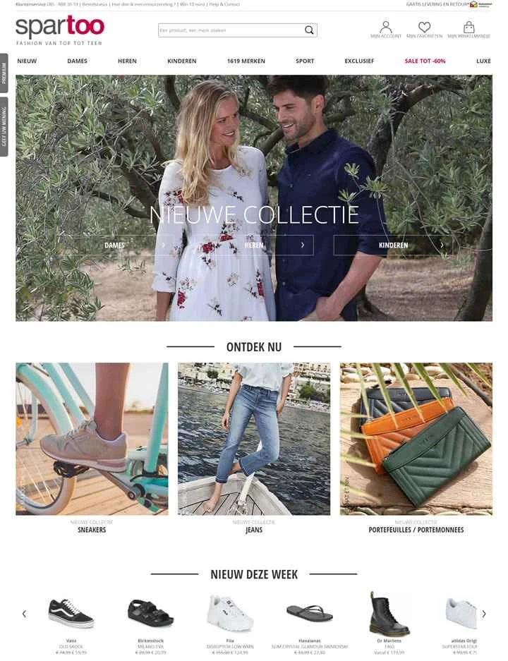 Spartoo オランダ: 靴、バッグ、衣類