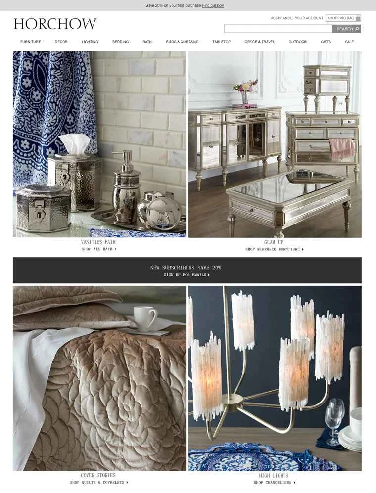 米国のニーマン・マーカス傘下の高級家具店、ホーチョウ