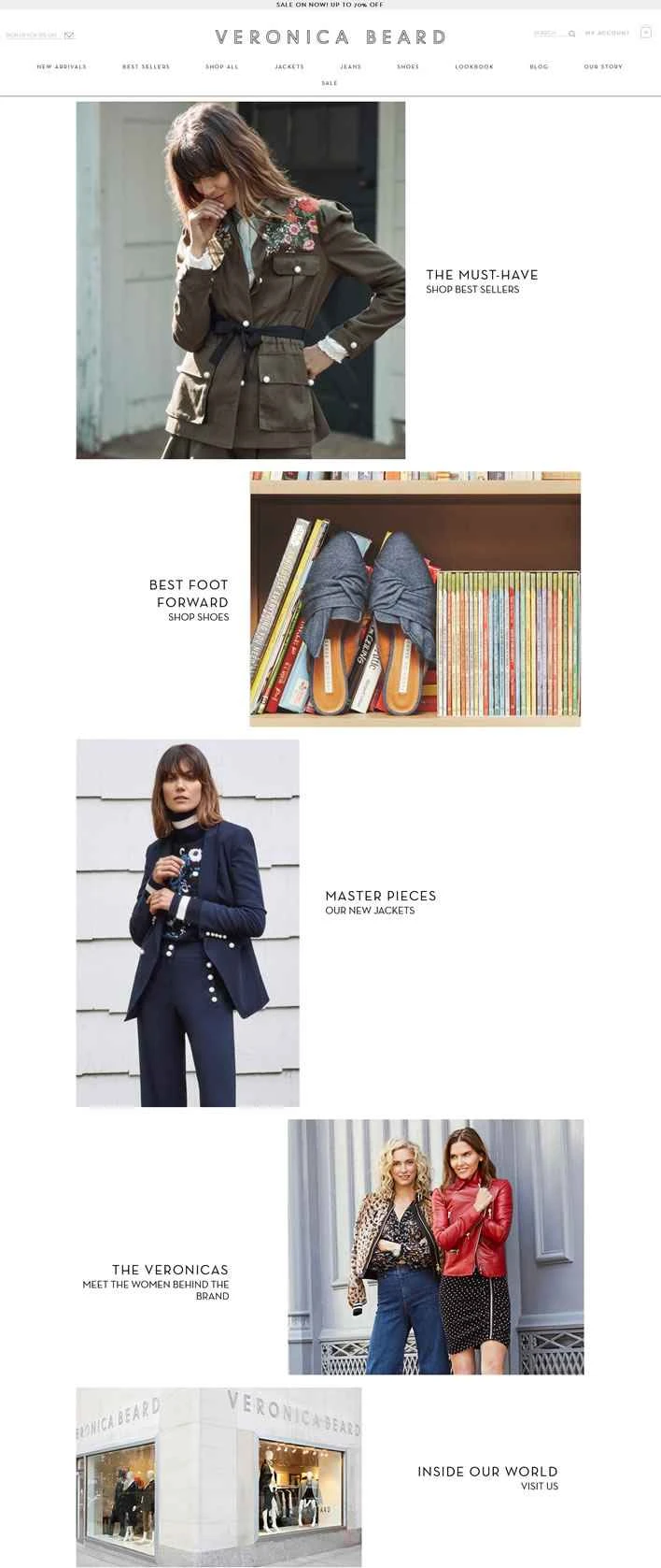 ヴェロニカ・ビアード公式サイト: クール、クラシック、シックのバランスを見つける。