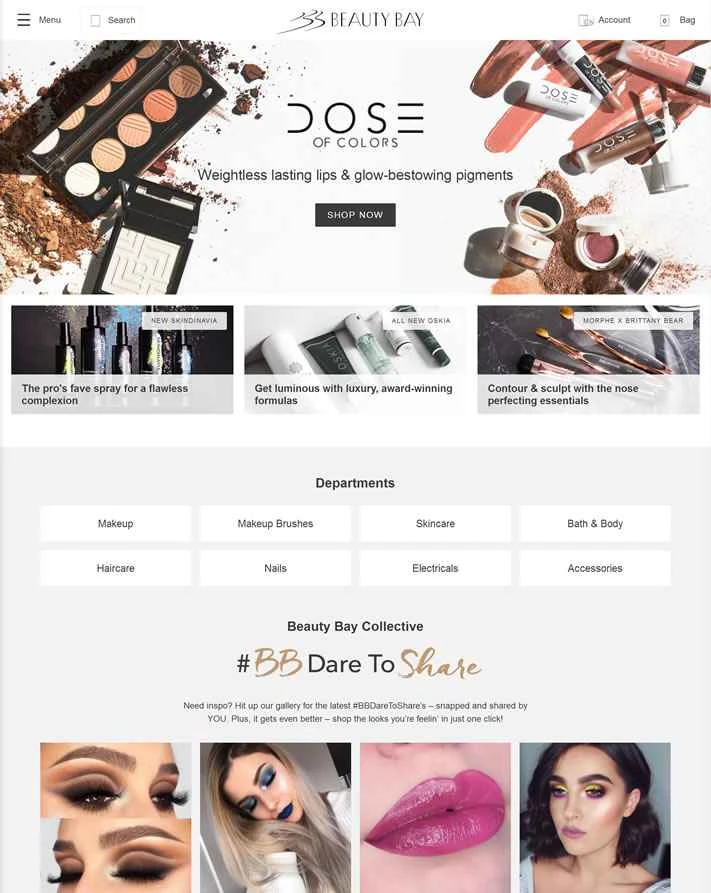 Beauty Bay は、英国最大の美容製品オンライン小売業者の 1 つです。