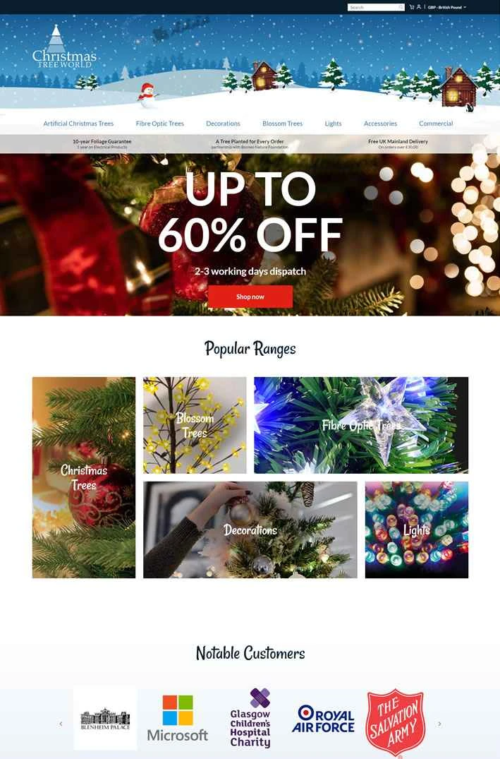 クリスマスツリーワールド