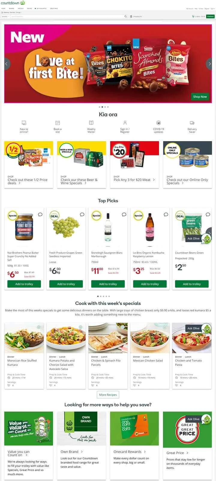 ニュージーランド最大のスーパーマーケットチェーン、カウントダウン