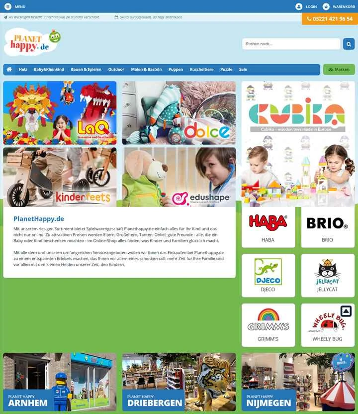 ドイツのおもちゃ屋：Planet Happy DE