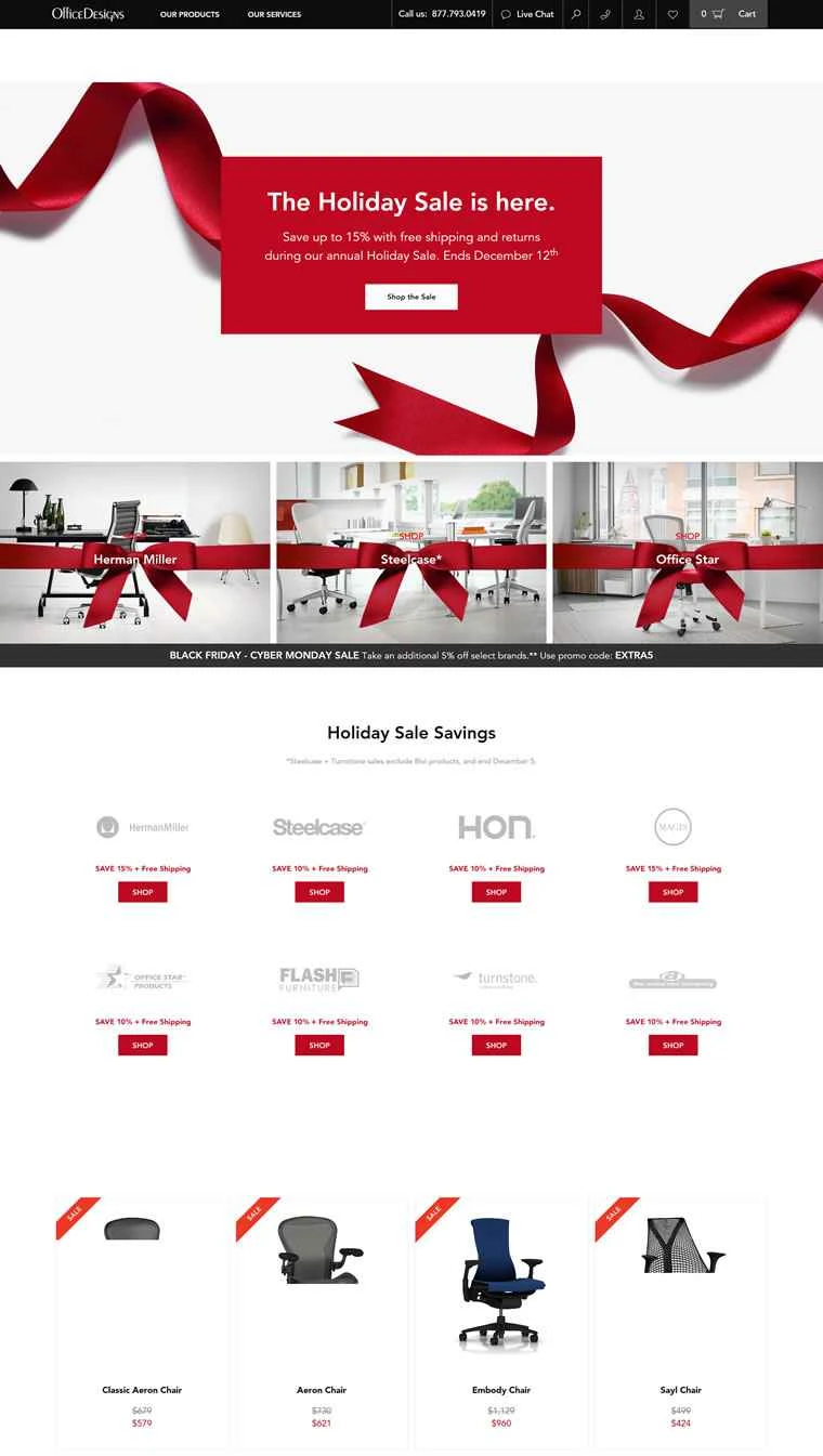 オフィスデザイン：中小企業向けオフィス家具の米国大手サプライヤー