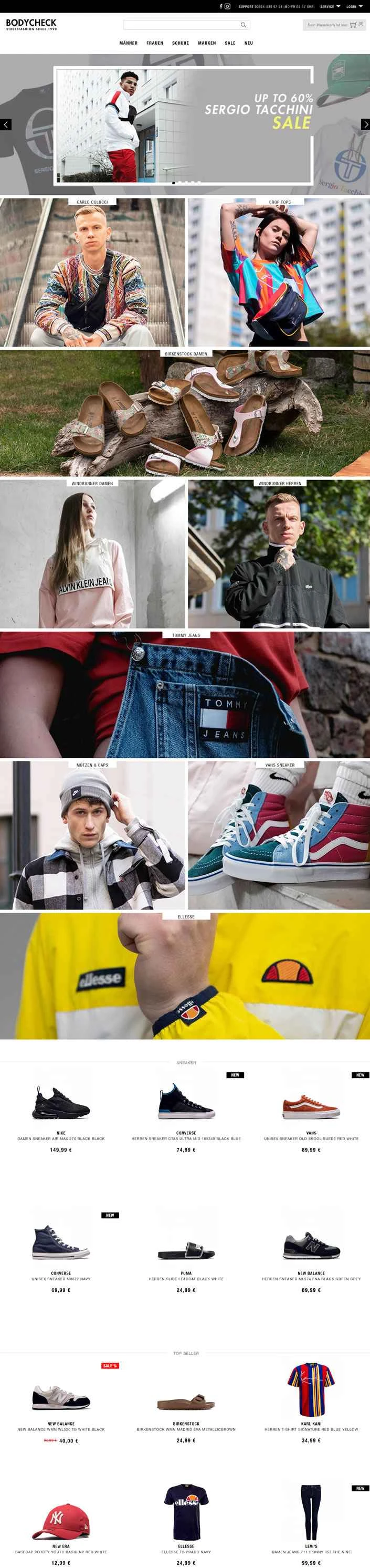 BODYCHECK、最新のドイツのストリートウェアオンラインストア