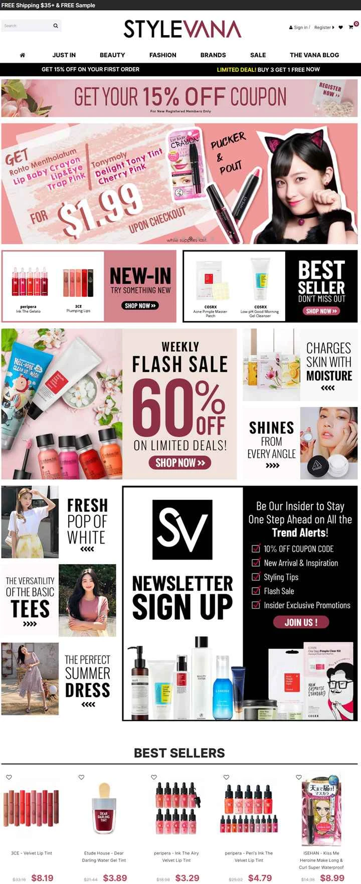 Stylevana: アメリカとアジアのファッションと美容製品をワンストップで提供するオンラインストア