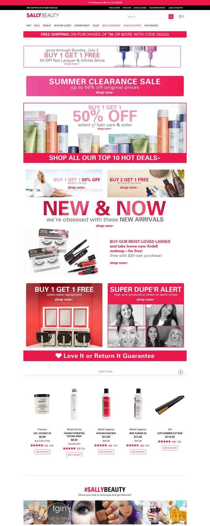 世界最大のプロ向け美容小売業者、サリービューティー