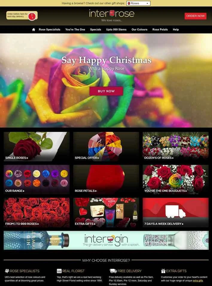 英国のオンラインバラ専門家InterRose