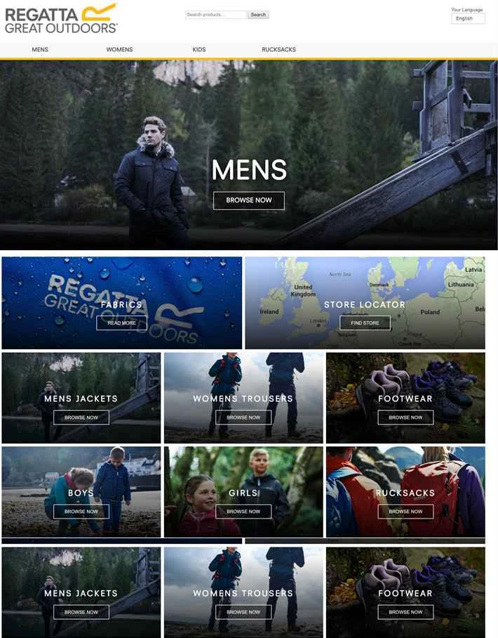 レガッタ公式サイト：英国で最も人気のあるアウトドア衣料と靴のブランド