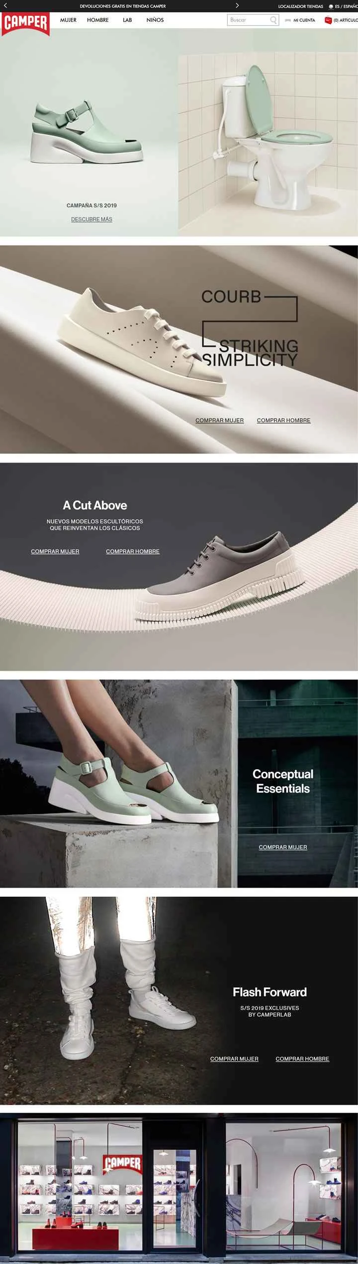 Camper Shoes公式スペインオンラインストア：スペイン、マヨルカ島のフットウェアブランド