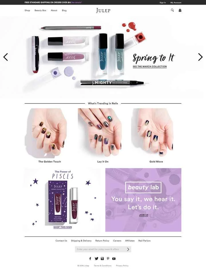 Julep公式サイト：美容製品とネイルポリッシュ