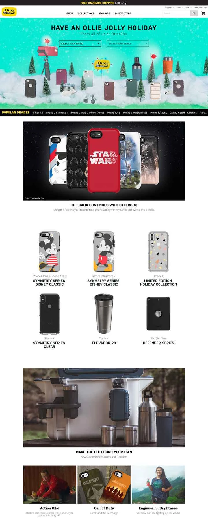 米国でスマートフォンとタブレットケースの売上第1位を誇るOtterBox。