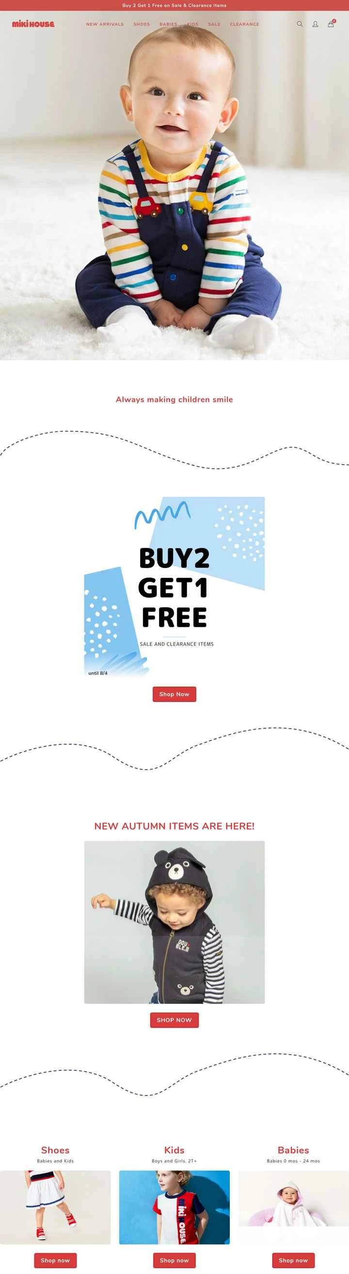 ミキハウス公式USオンラインストア：日本を代表するプレミアムベビー＆キッズファッションブランド