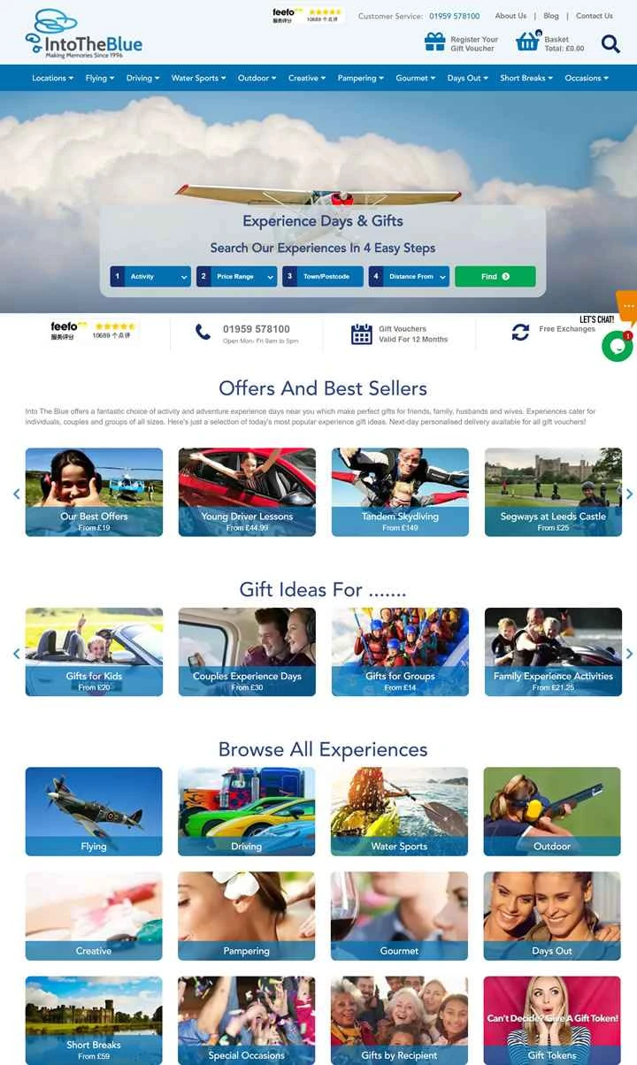 英国を代表する体験型デイサービス会社、Into the Blue。