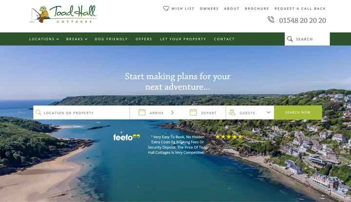 デボン、コーンウォール、イングランド西部の別荘：トードホールコテージ